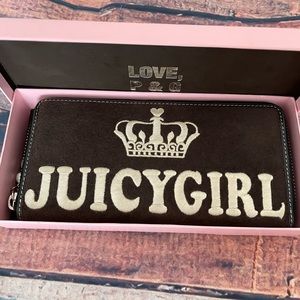 Juicy couture original velvet wallet